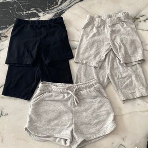 Old navy bike shorts and jogging shorts